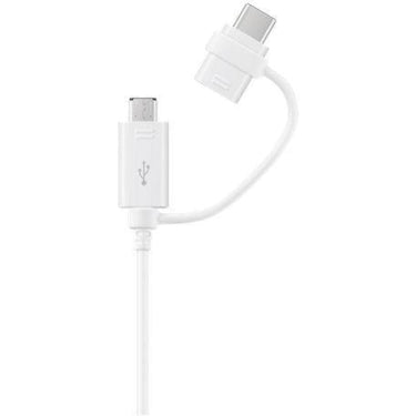 Samsung Data Cable Combo Type C & Micro USB - White New - Accessories